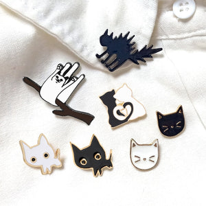 Selection of Cat Brooches/Pins