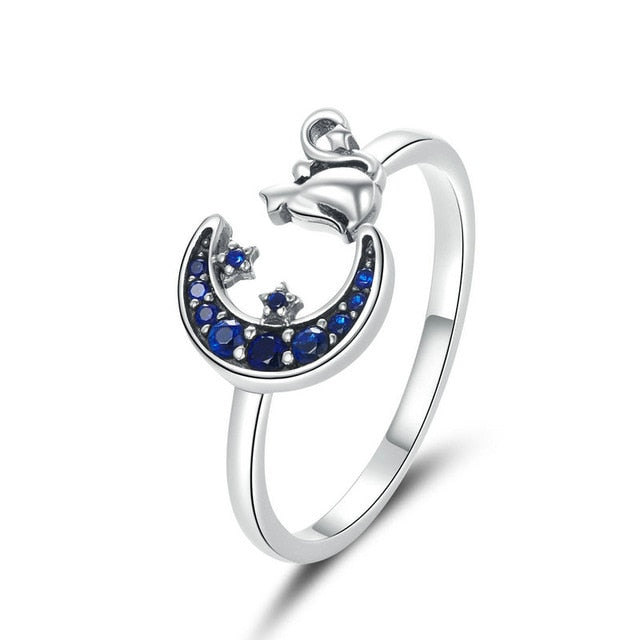 Blue on sale moon ring