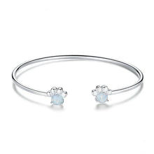 Load image into Gallery viewer, Opal Paw Bangle
