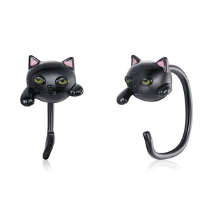 Cute Tail Earrings Black