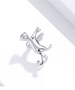 Cat Ear Cuff Earring Sterling Silver