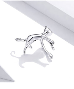 Cat Ear Cuff Earring Sterling Silver